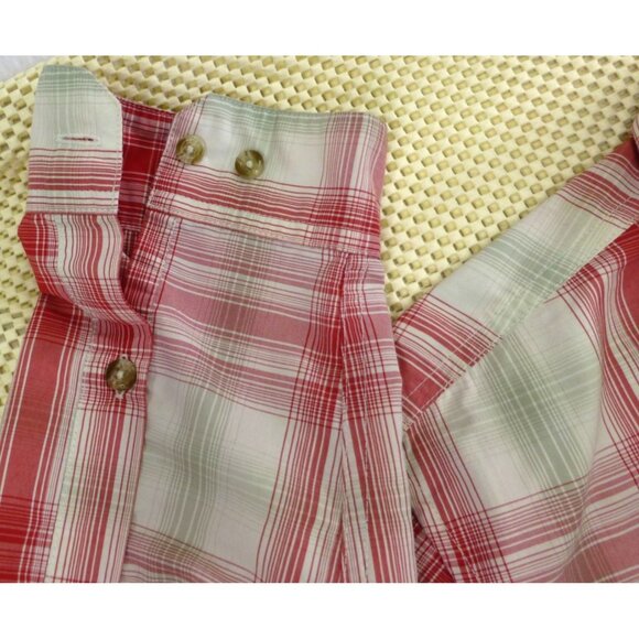 Patagonia Shirt Mens Large Red Plaid Button Up Fishing Long Sleeve Outdoors - Picture 9 of 14